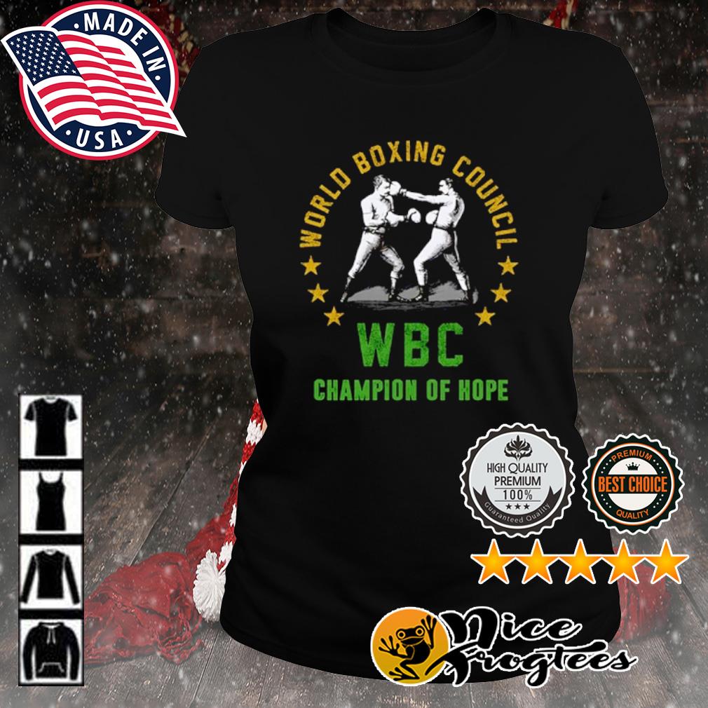 World boxing council Champion of Hope shirt, hoodie, sweatshirt and top