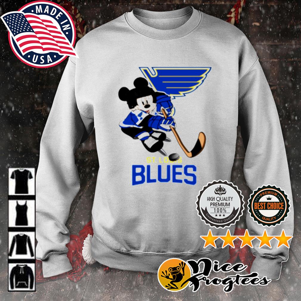 NHL St.Louis Blues Stanley Cup Mickey Mouse Disney Hockey T Shirt