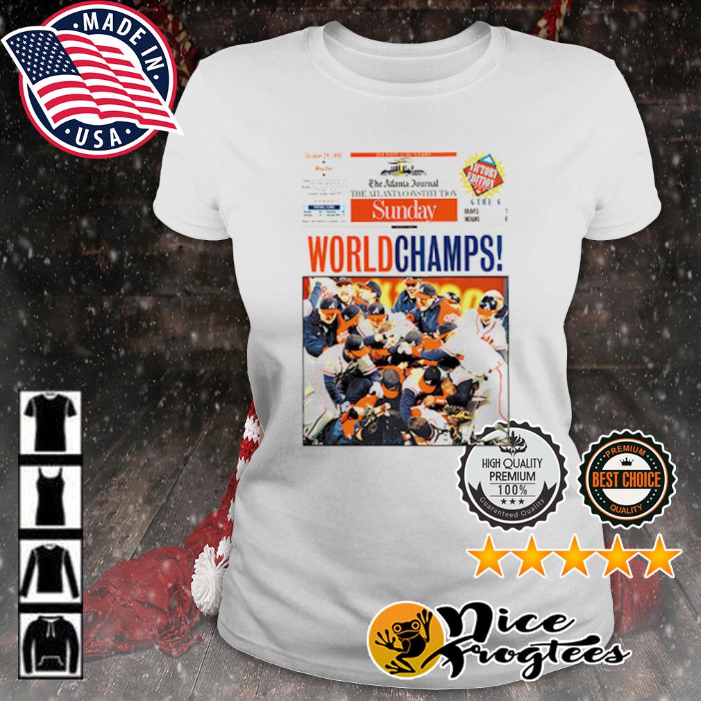 atlanta braves 1995 world series shirt