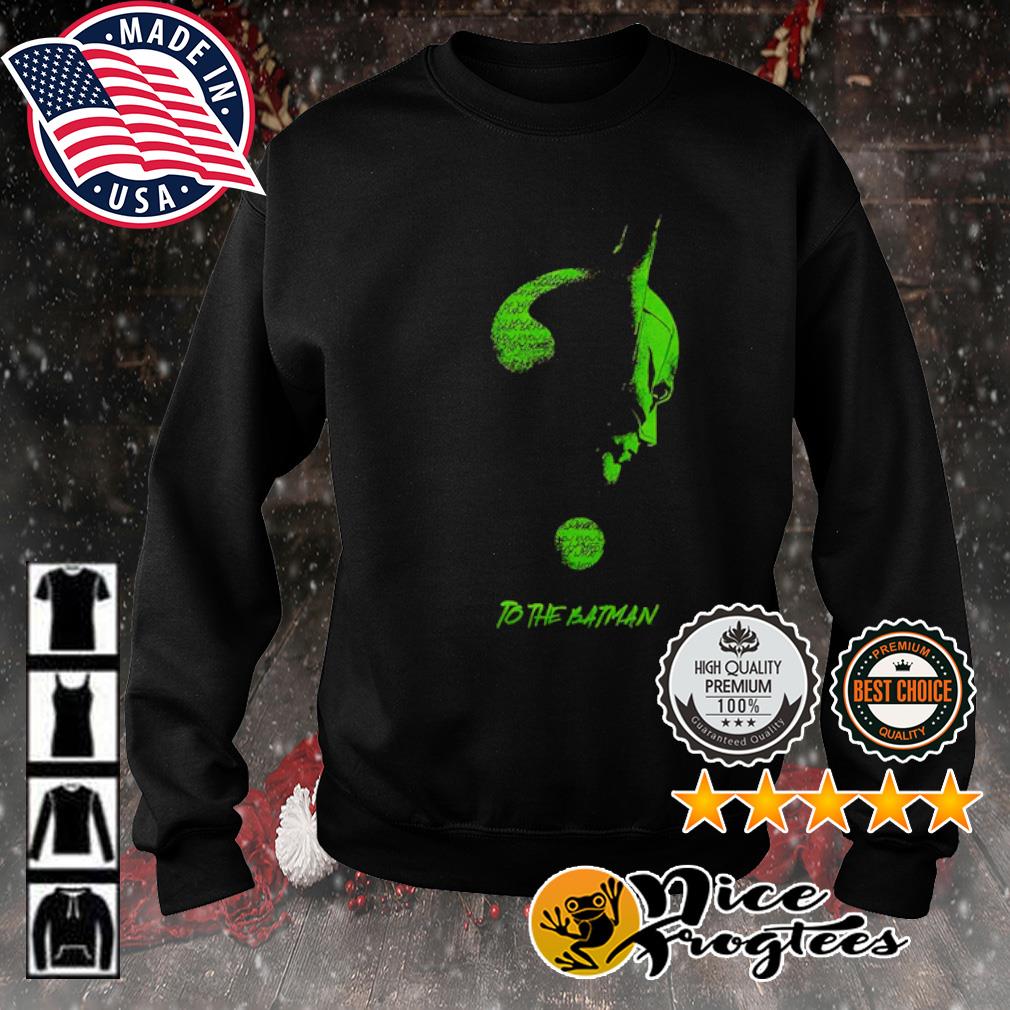 DC Comics The Batman and top Riddler Logo hoodie, tank shirt, sweatshirt