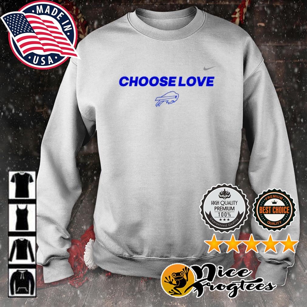 choose love nike buffalo shirt
