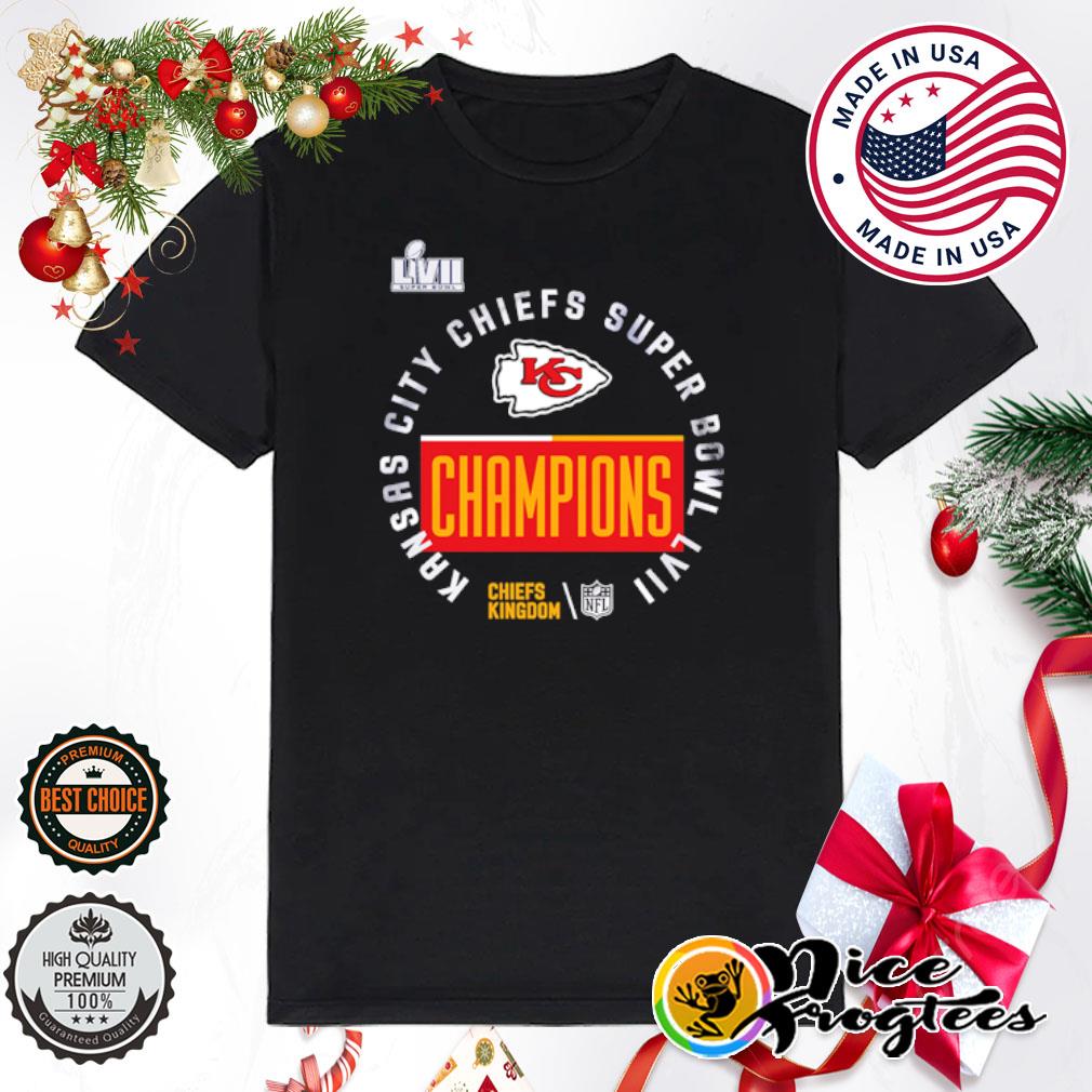 Kansas City Chiefs Super Bowl LVII Champions Locker Room Trophy Collection shirt