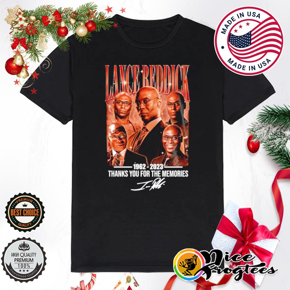 Lance Reddick Rest In Peace 1962-2023 Signature Thank You For The Memories Shirt