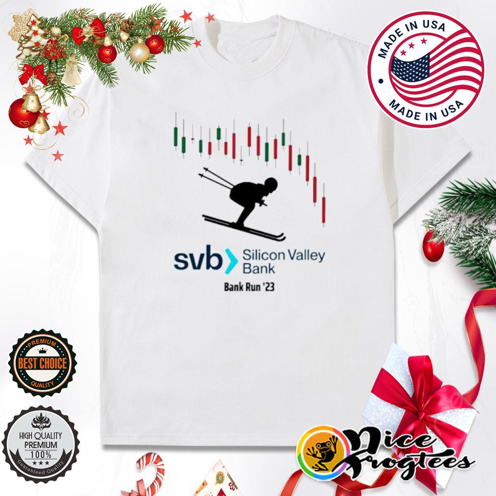 Snowboarding Svb silicon valley bank run 23 'shirt
