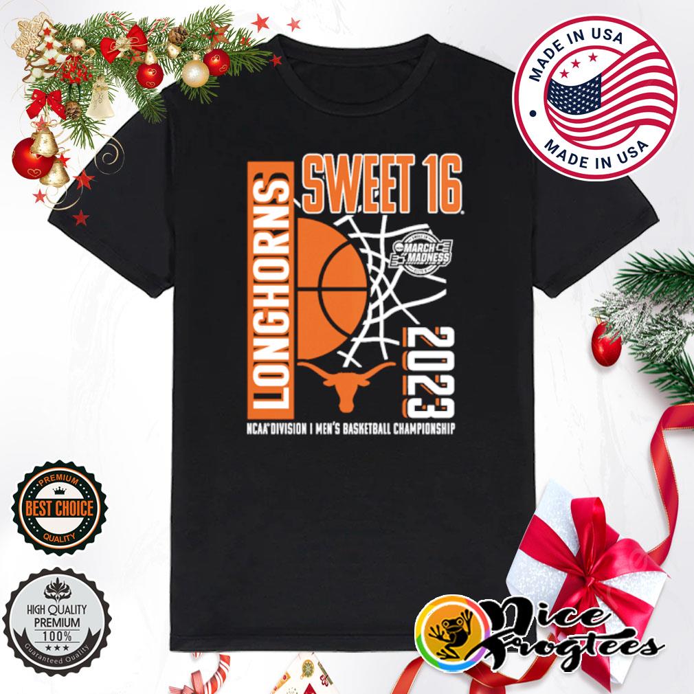 Texas Longhorns 2023 NCAA Men's Basketball Tournament March Madness Sweet 16 shirt