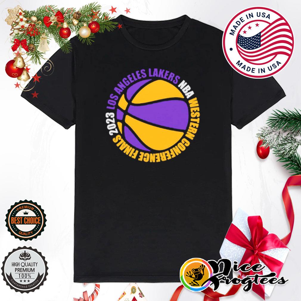 2023 Los Angeles Lakers NBA western conference finals shirt