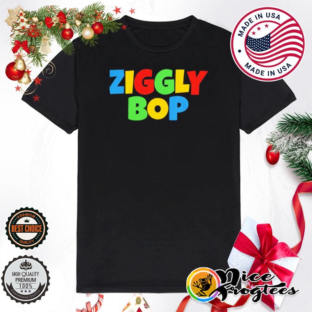 Colorful ziggly bop shirt