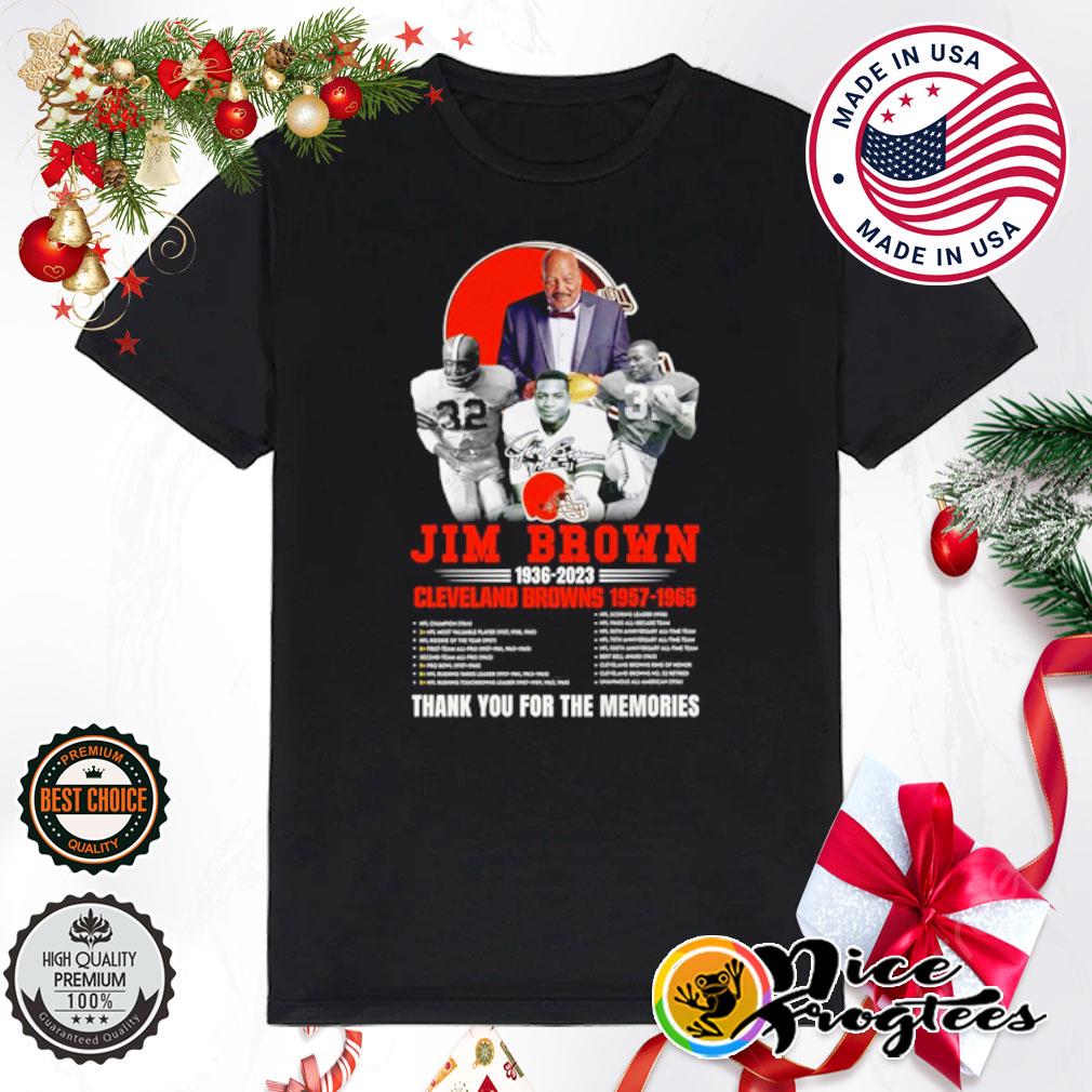 im Brown 1936 – 2023 Cleveland Browns 1957 – 1965 thank you for the memories shirt