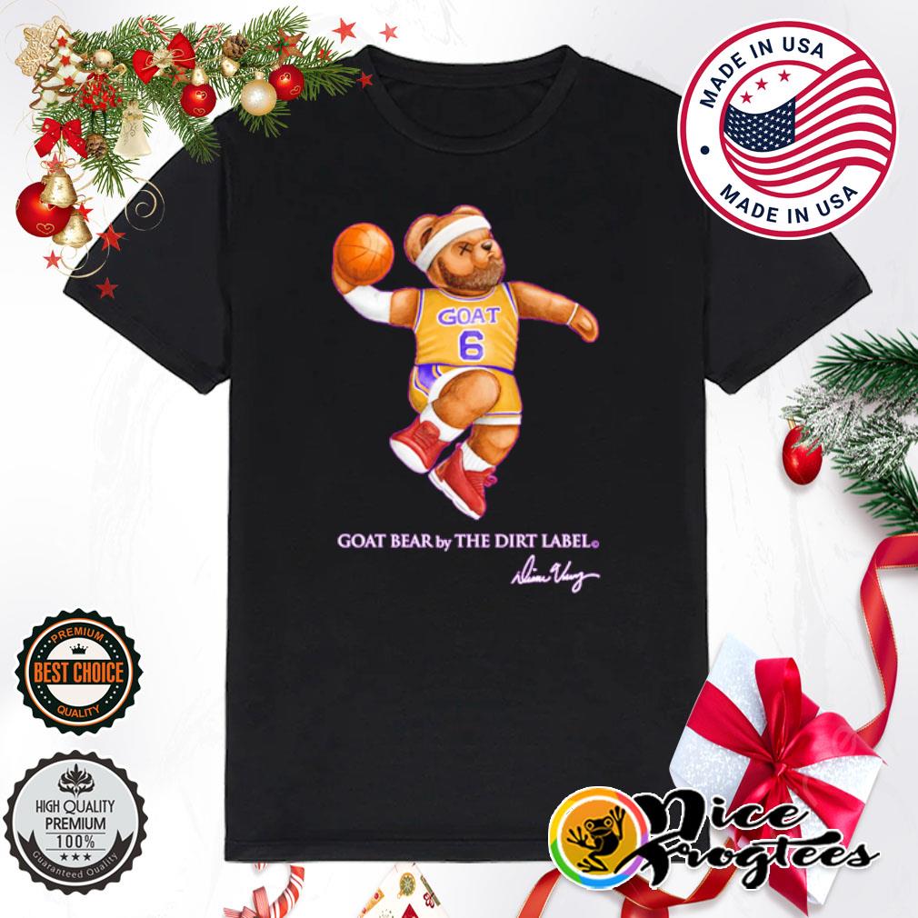 Los Angeles Lakers LeBron James GOAT bear shirt