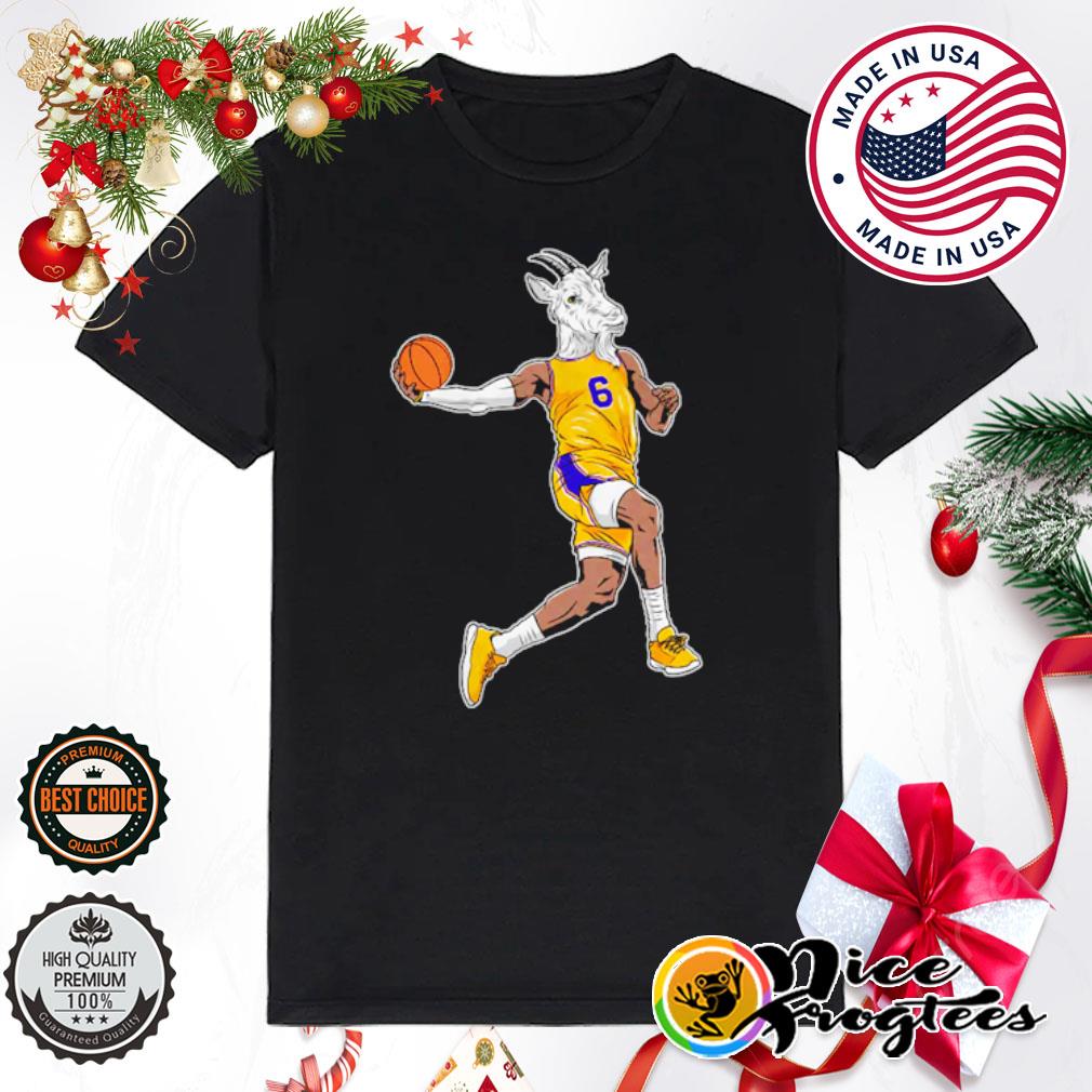 Los Angeles Lakers LeBron James GOAT Heat Dunk shirt