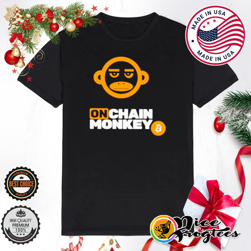 On chain monkey bitcoin shirt