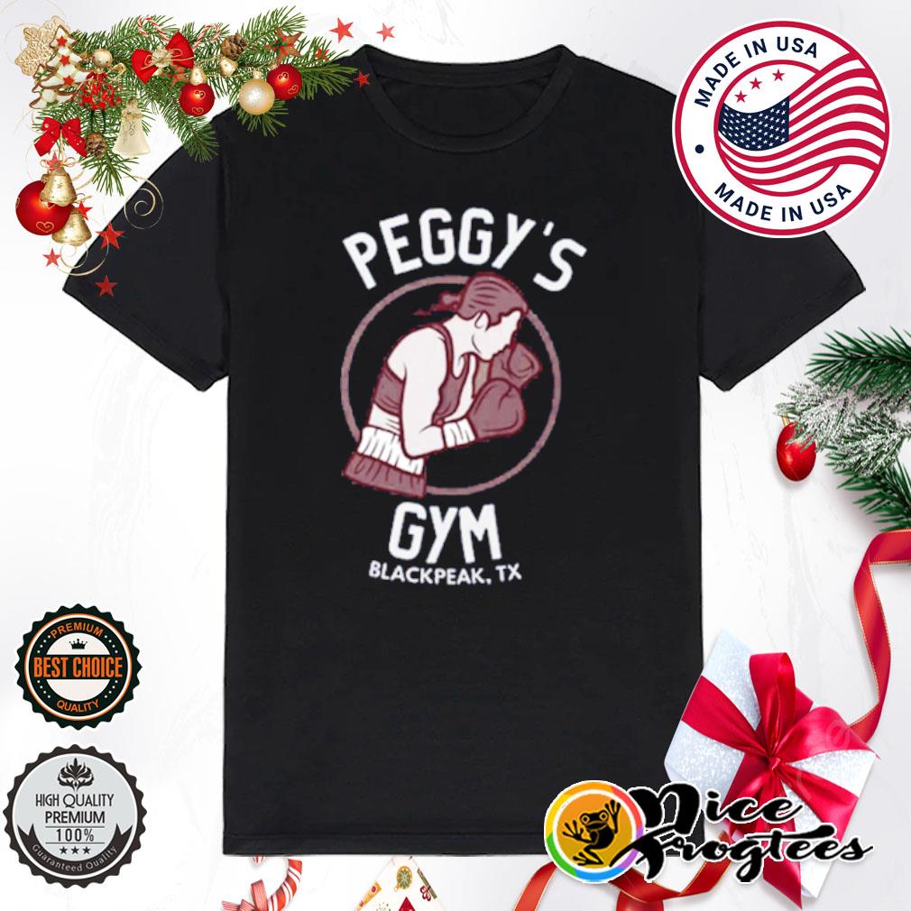 Peggy's gym blackpeak shirt