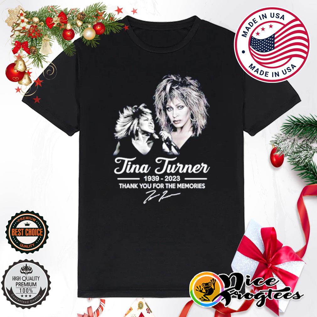 Tina turner 1939 2023 thank you for the memories shirt