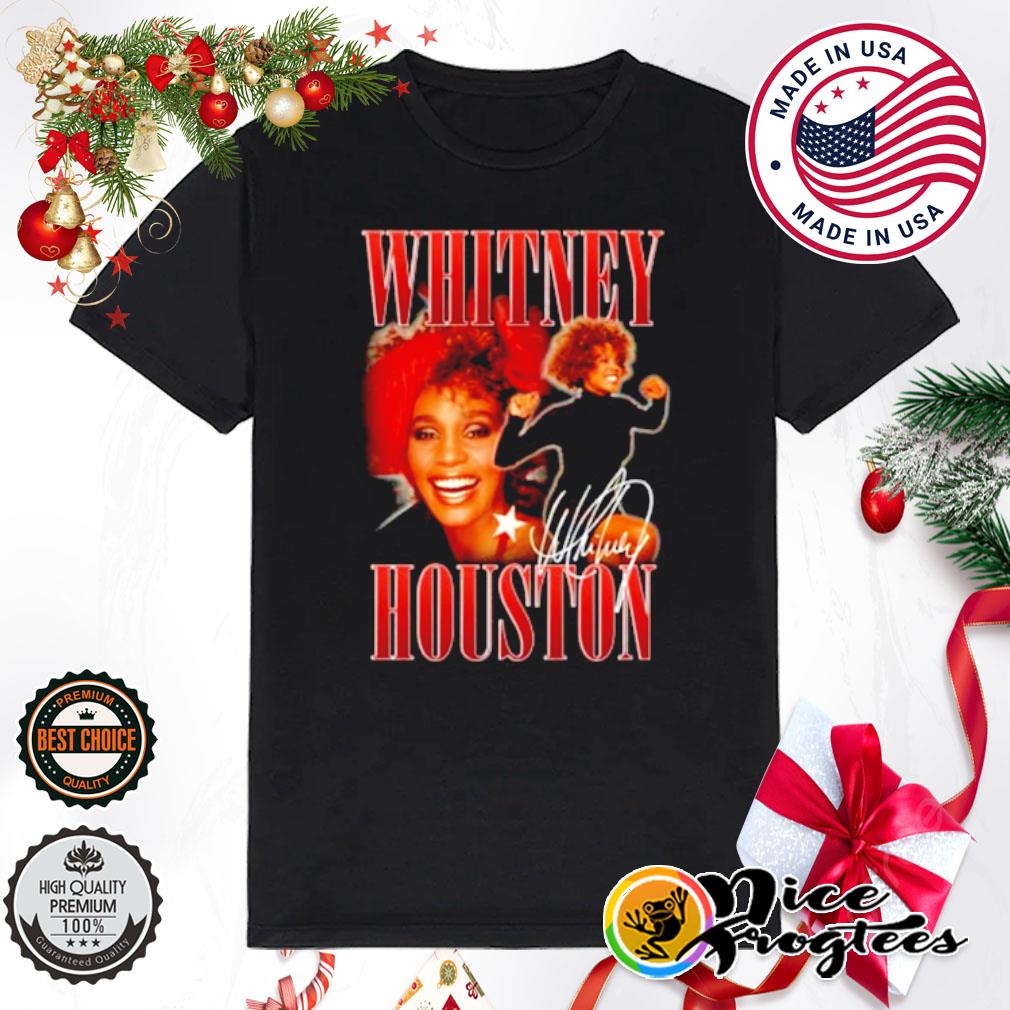 Whitney Houston signature shirt