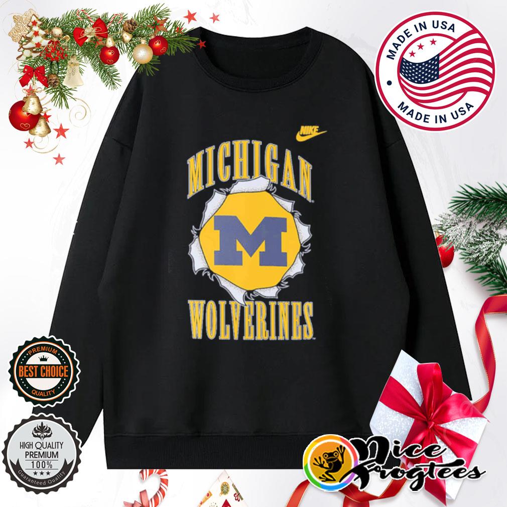 anillo Perceptible ruptura Nike Michigan Wolverines Campus Back to School shirt, hoodie, sweatshirt  and tank top