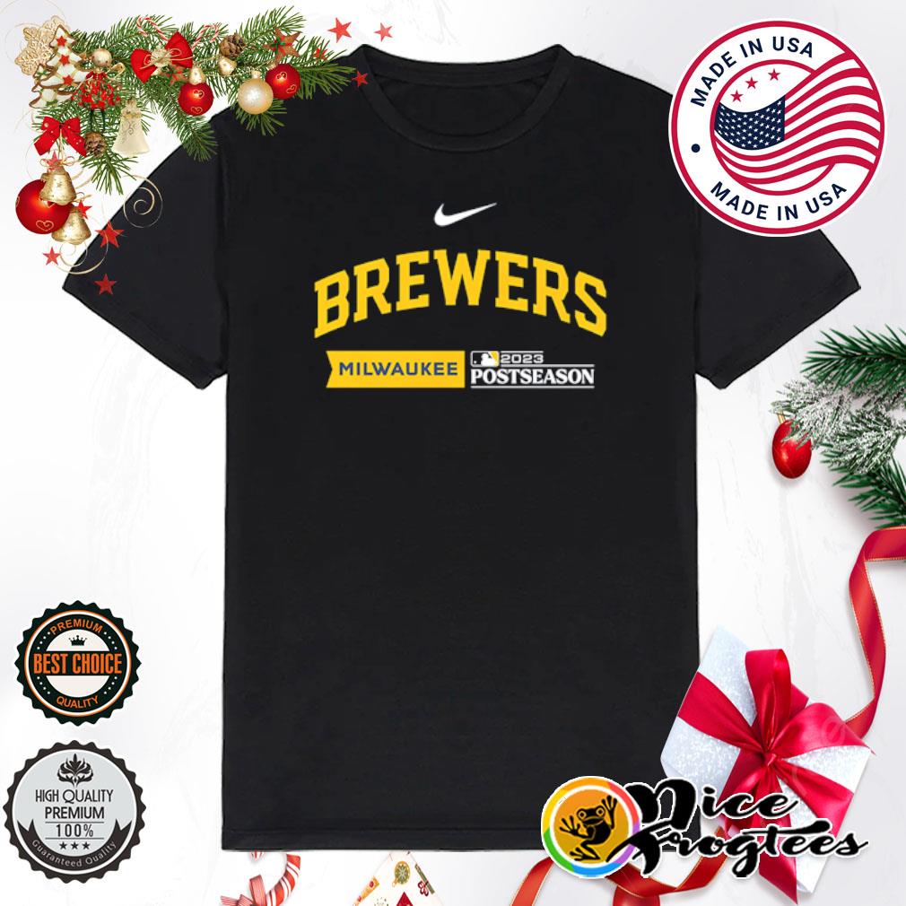 Milwaukee Brewers Nike 2023 Postseason Authentic Collection shirt