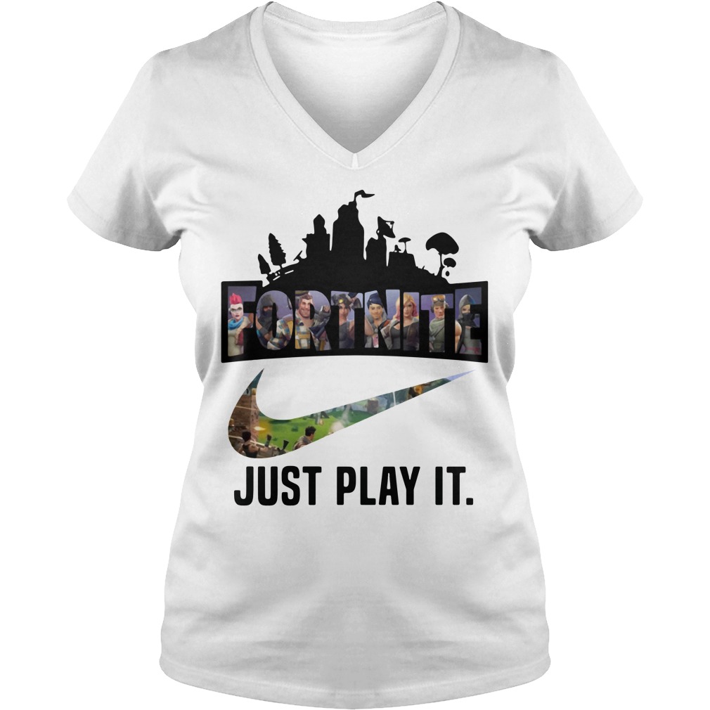 Pilar monigote de nieve seguro Fortuitous Fortnite Game Just Play It logo Nike shirt, hoodie, sweater
