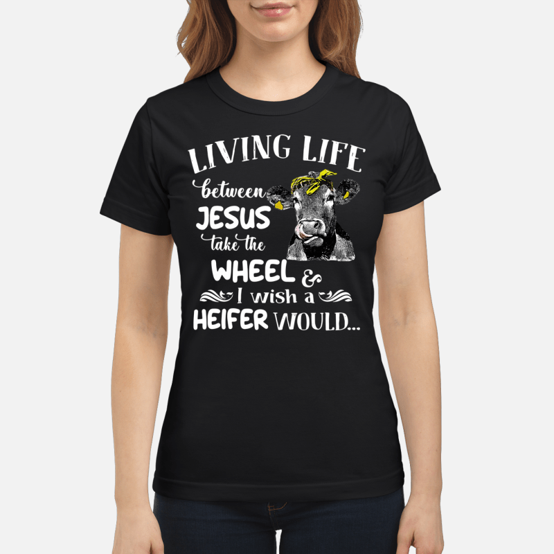 Живая жизнь между Иисусом сесть за руль, я хочу, чтобы телка была дамской футболкой